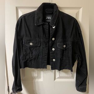 Cropped Jean Jacket